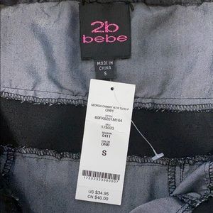 Charcoal grey and black shirt